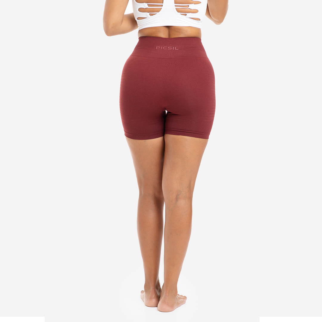 Picsil Shorts Woman Seamless Sculpt Röd Picsil