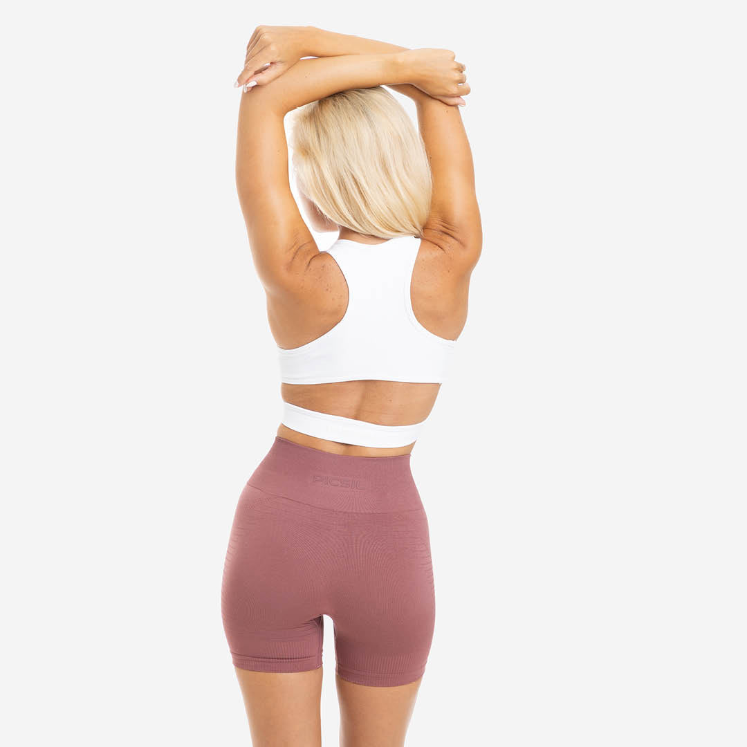 Picsil Tank sports bra with V Seamless neck Vit Picsil