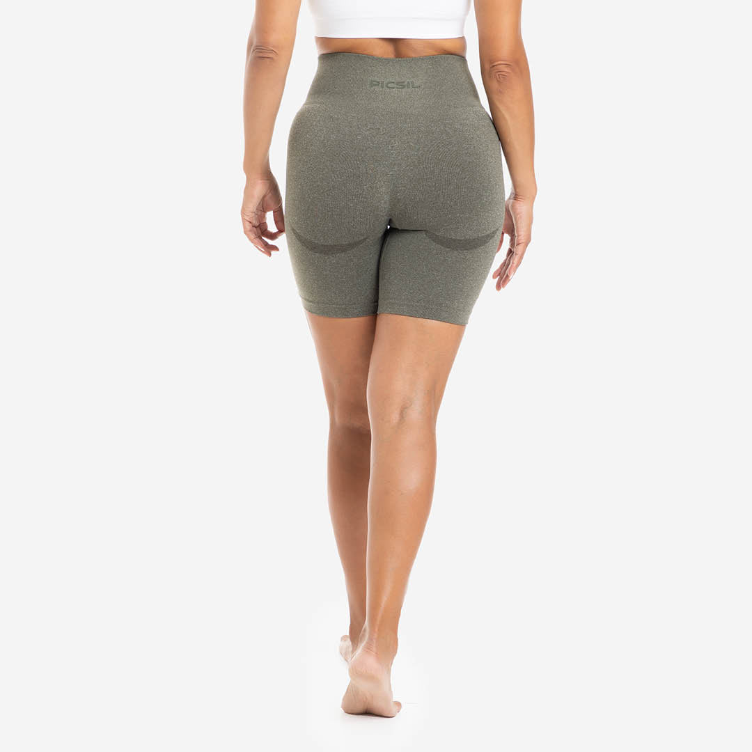 Picsil Shorts Woman Seamless Bodyfit Grön Picsil