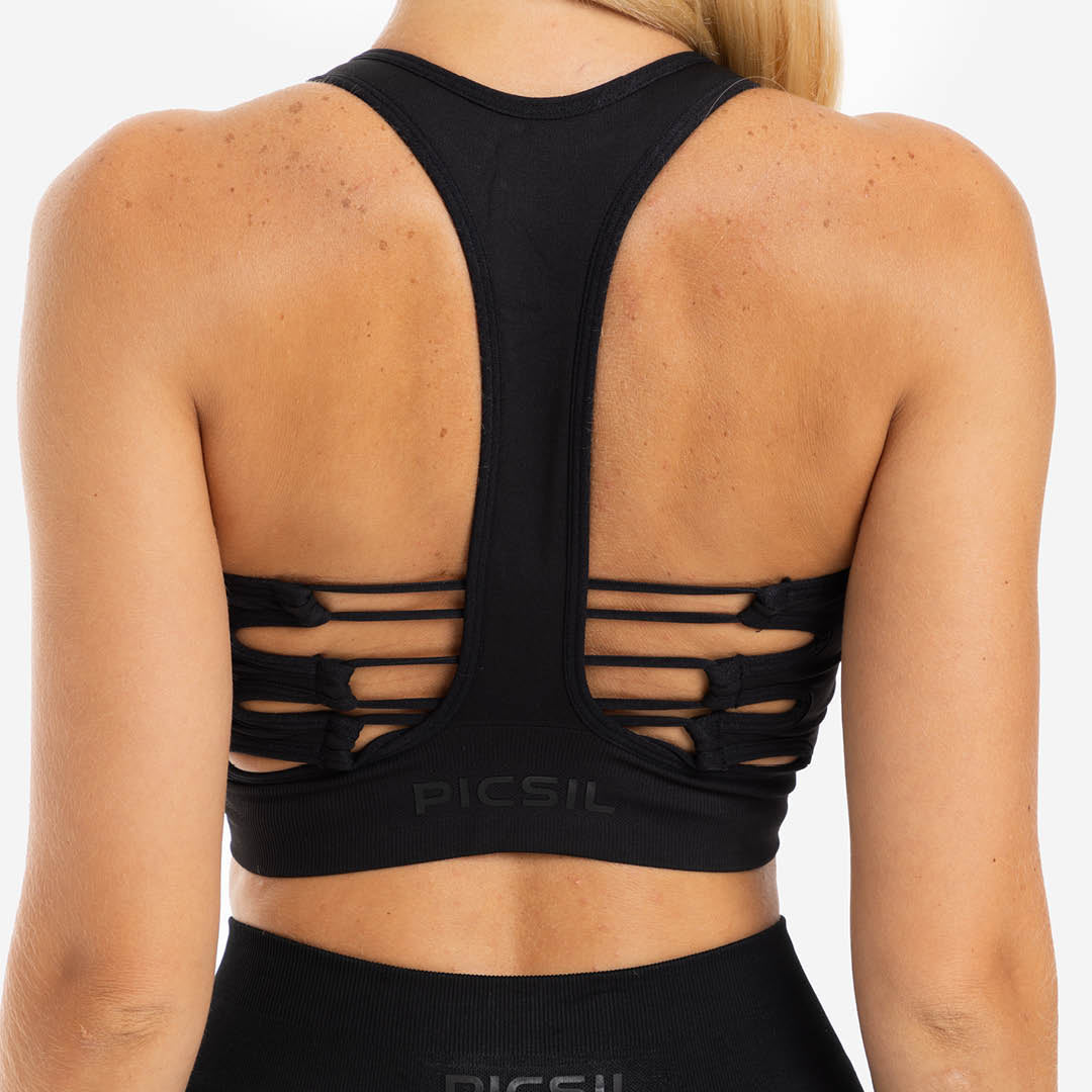 Picsil Women's Sumless Support Figure Svart Picsil
