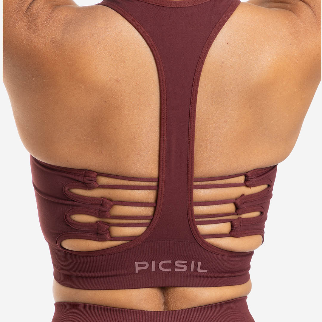 Picsil Women's Sumless Support Figure Röd Picsil