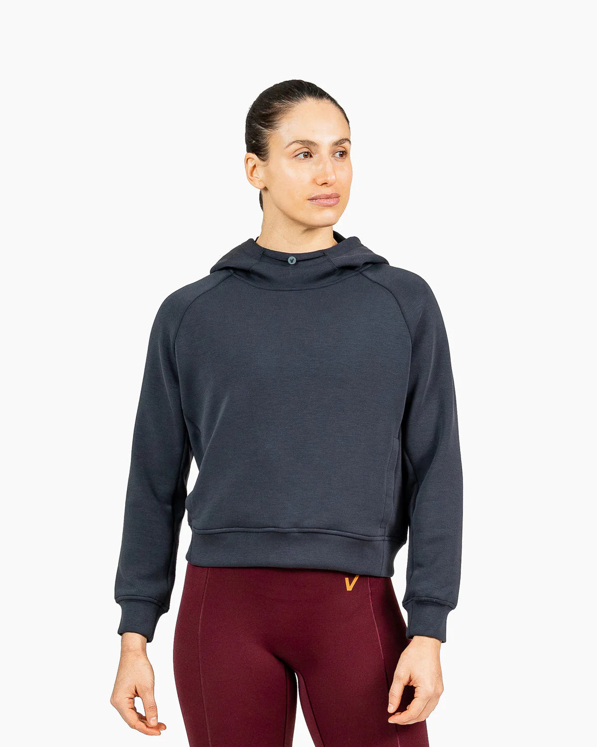 Velites Crop Hoodie Holo Svart