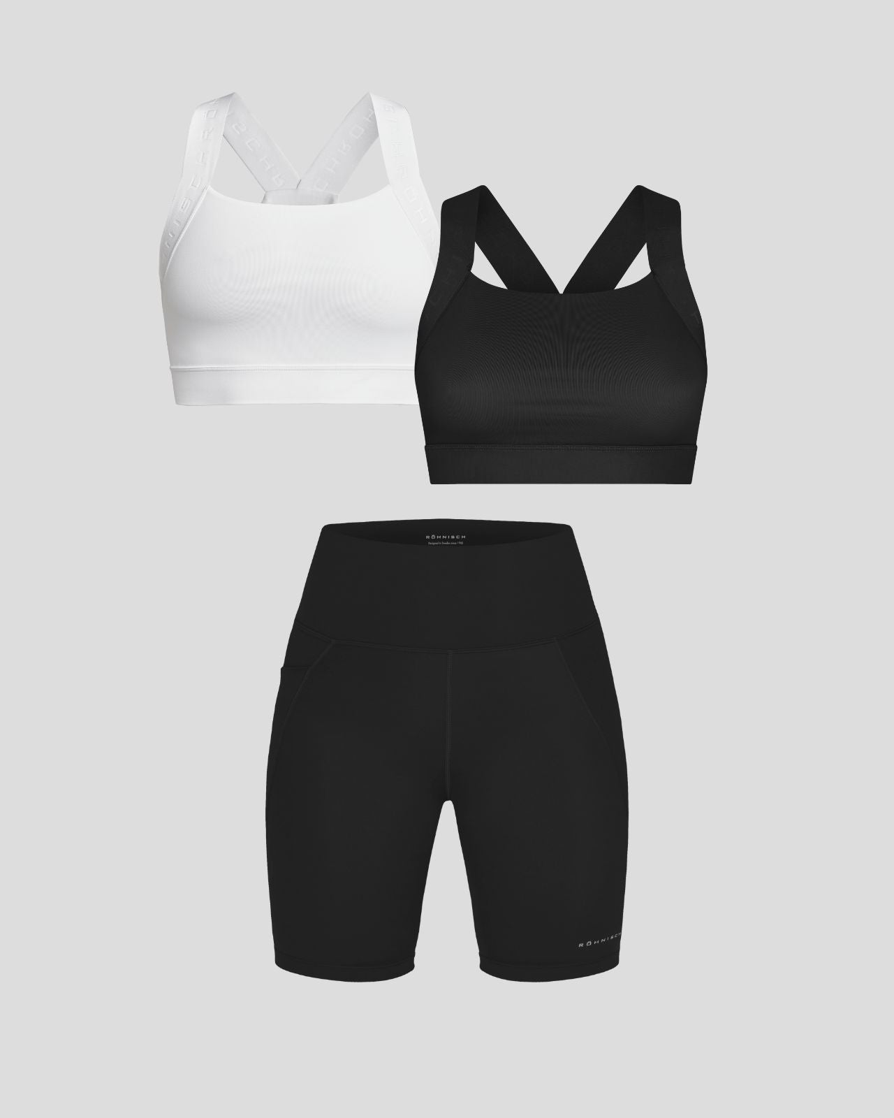 Röhnisch Träningsset Kvinna – 2x Sport-BH & Biketights