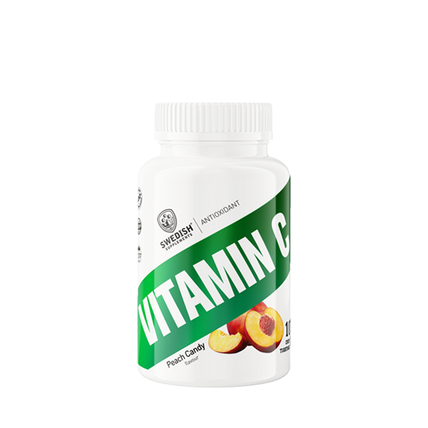 Vitamin C Peach 500mg 100 tabletter