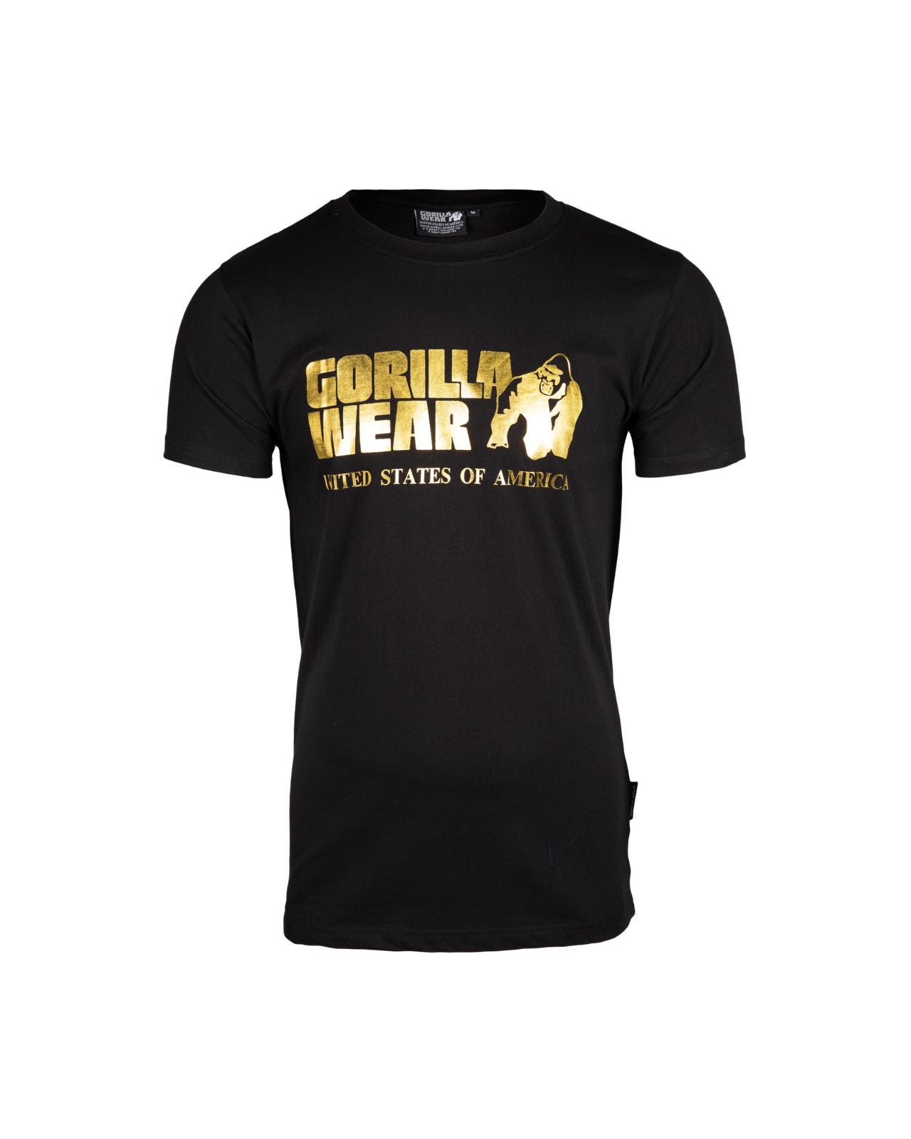 Gorilla Wear Classic T-Shirt, black/gold Gorilla Wear