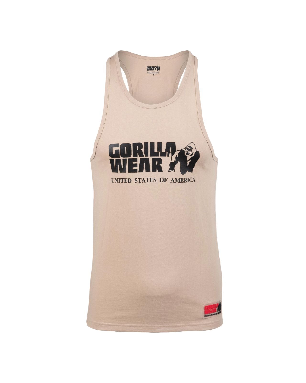 Gorilla Wear Classic Tank Top, light brown Gorilla Wear