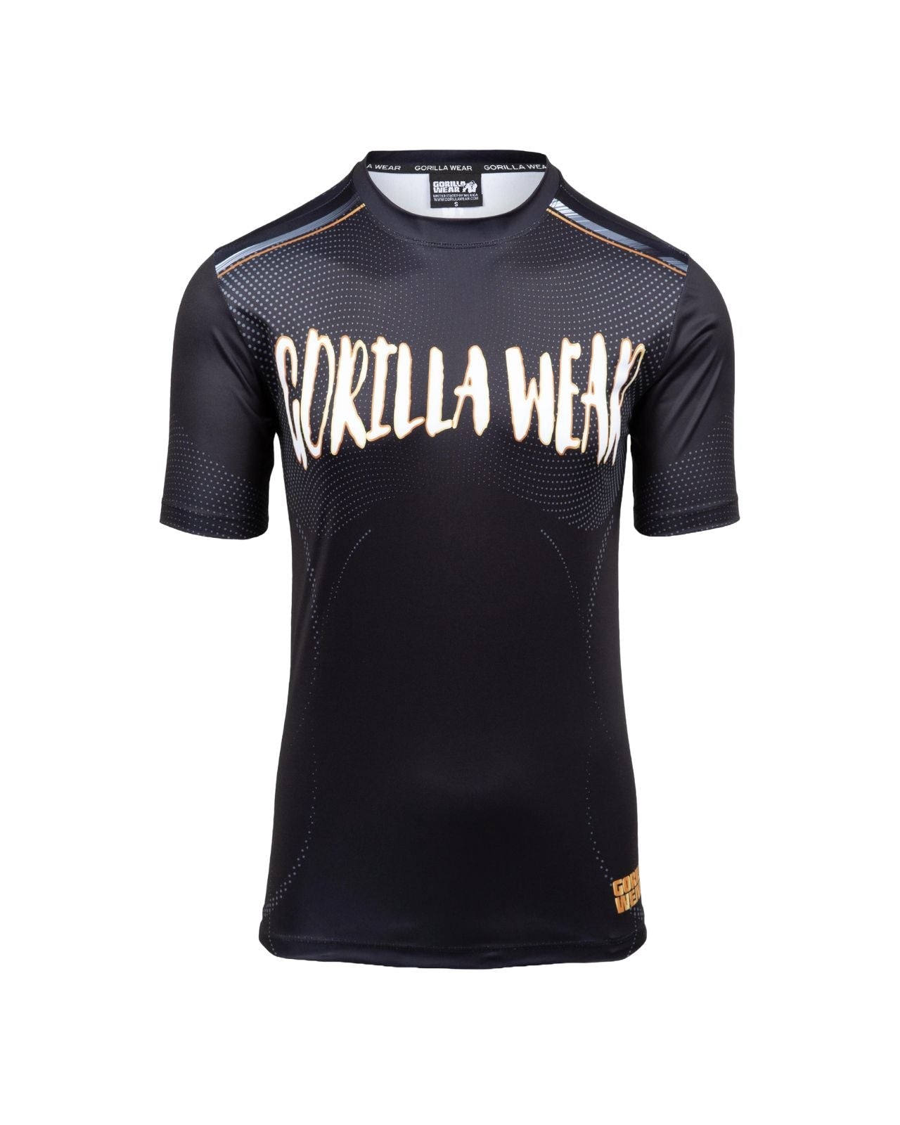 Gorilla Wear Clayton T-Shirt, black/gold Gorilla Wear