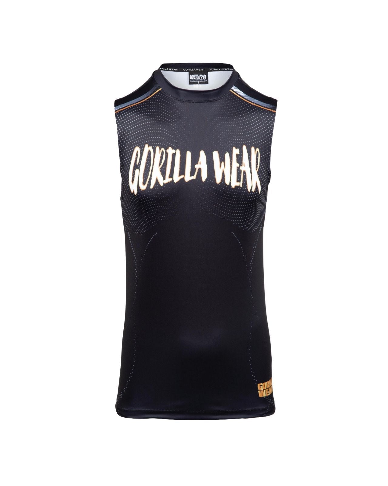 Gorilla Wear Clayton Tank Top, black/gold Gorilla Wear