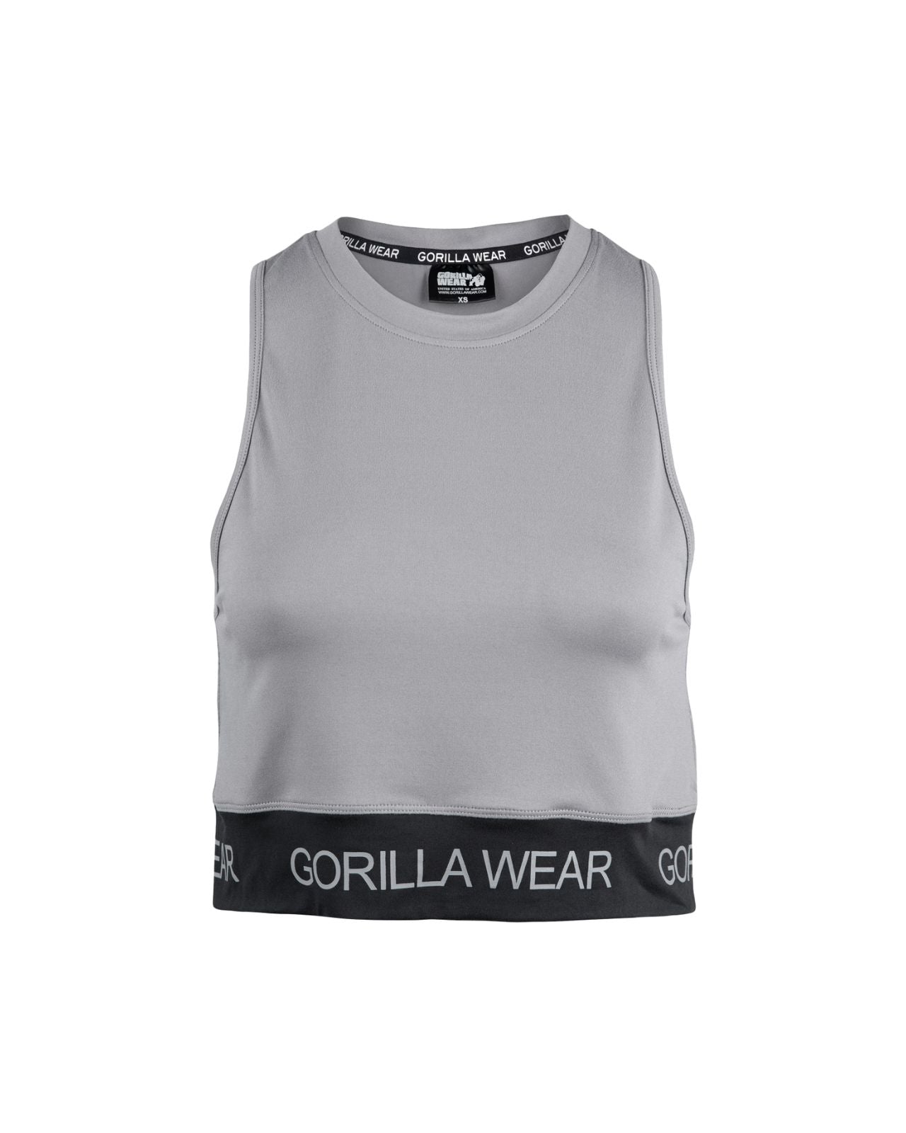 Gorilla Wear Colby Cropped Tank Top, grey Gorilla Wear