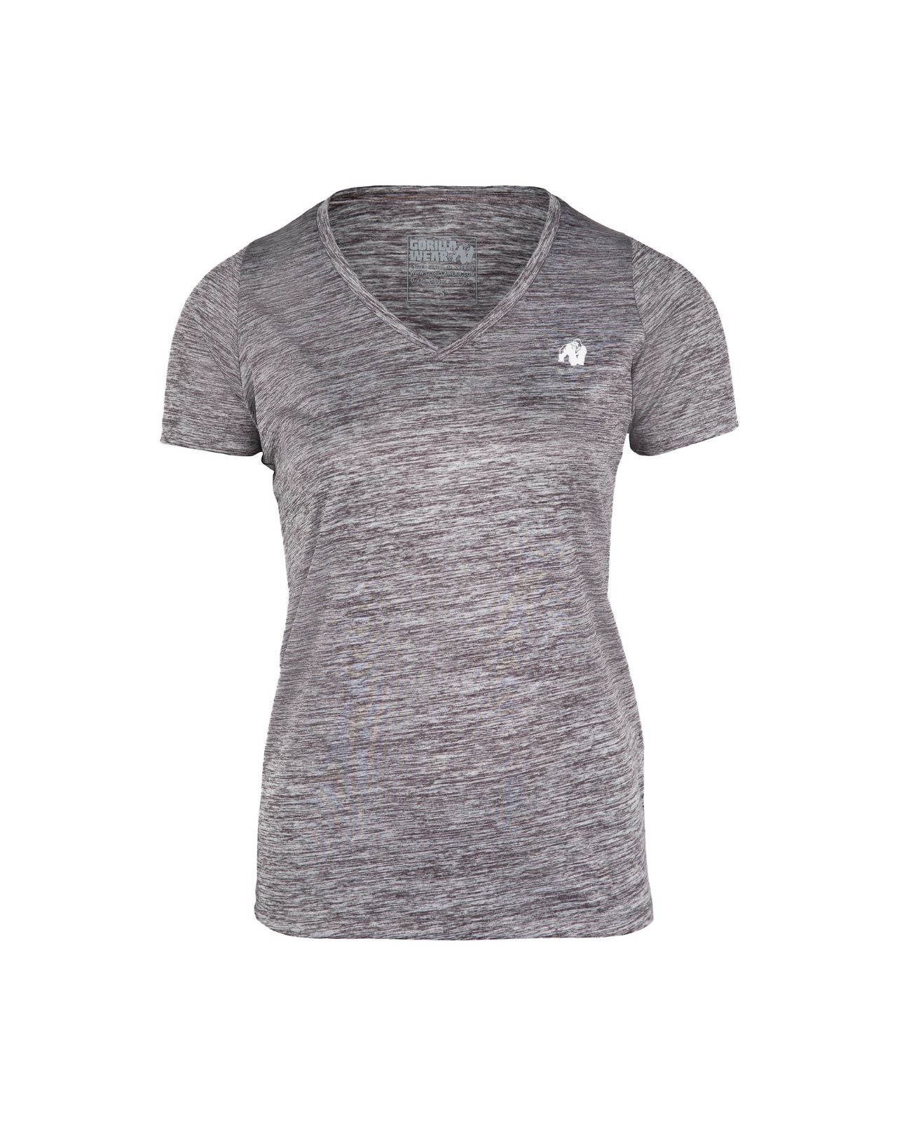 Gorilla Wear Elmira V-Neck T-Shirt, grey melange Gorilla Wear