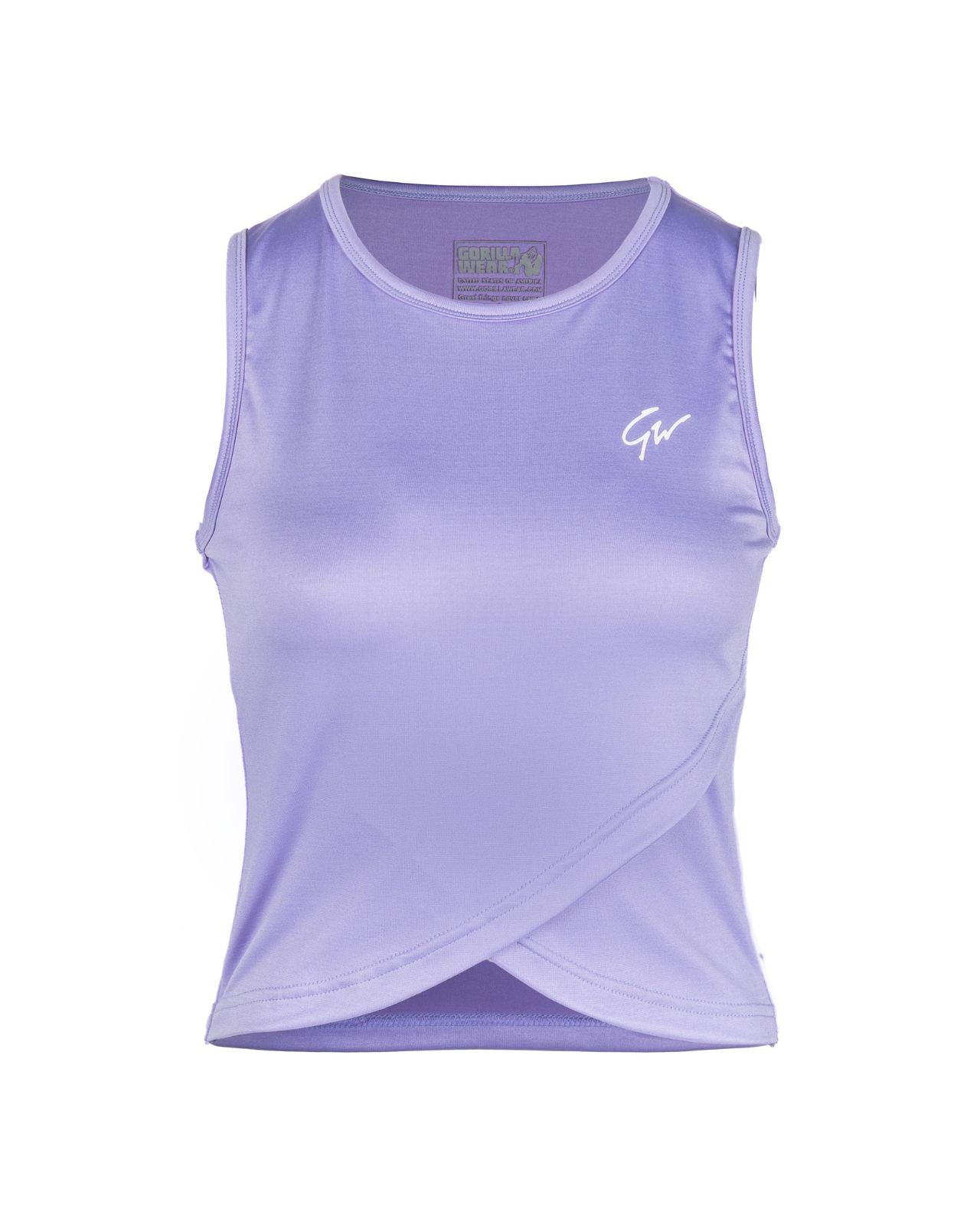 Gorilla Wear Estelle Twisted Crop Top, lilac Gorilla Wear