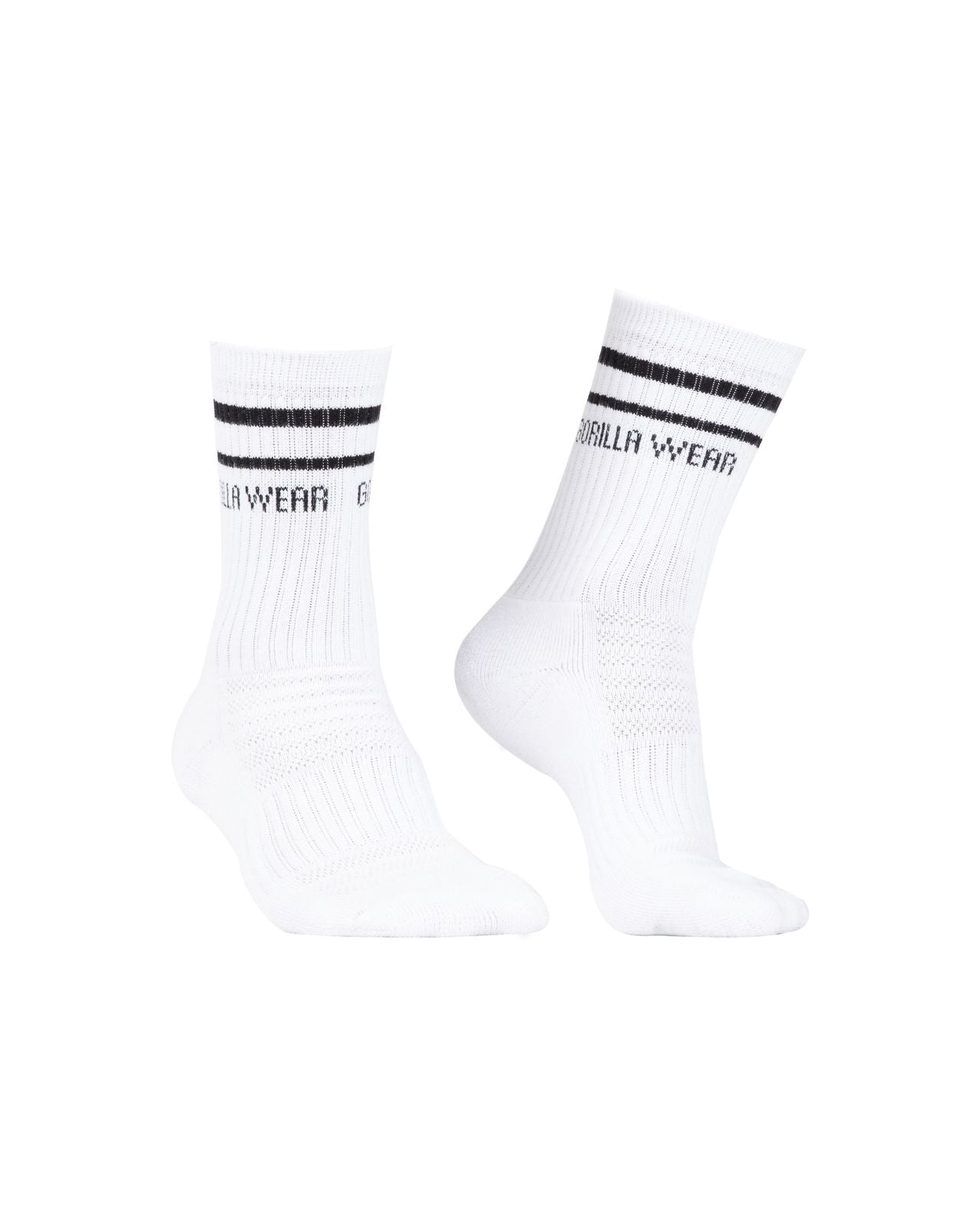 Gorilla Wear Crew Socks, white Gorilla Wear