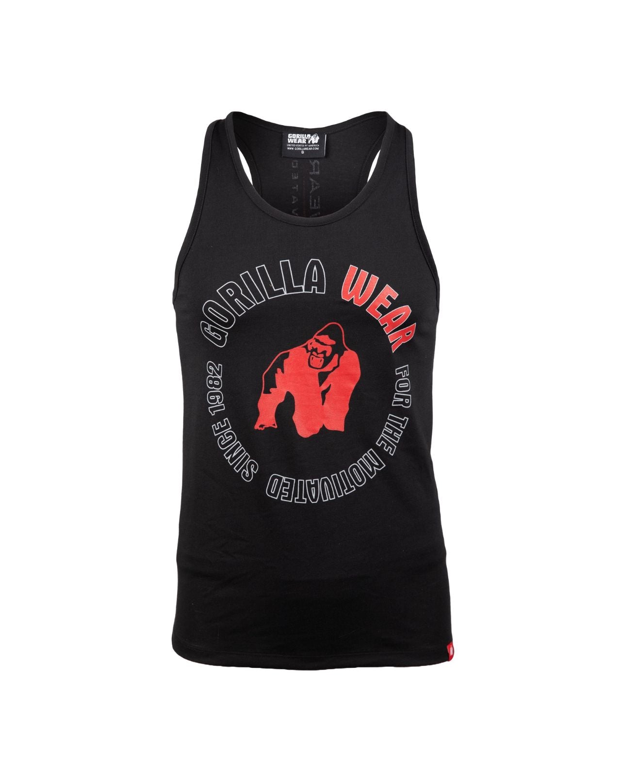 Gorilla Wear Lafayette Racerback Tank Top, black Gorilla Wear