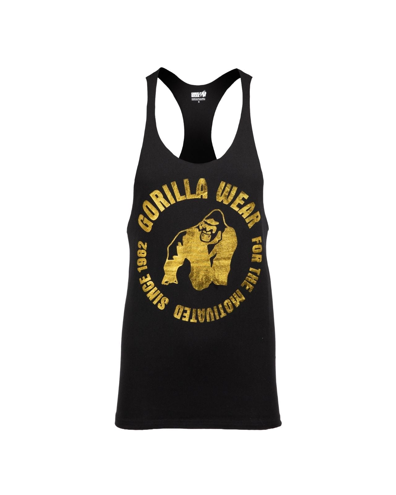 Gorilla Wear Melrose Stringer, black gold Gorilla Wear