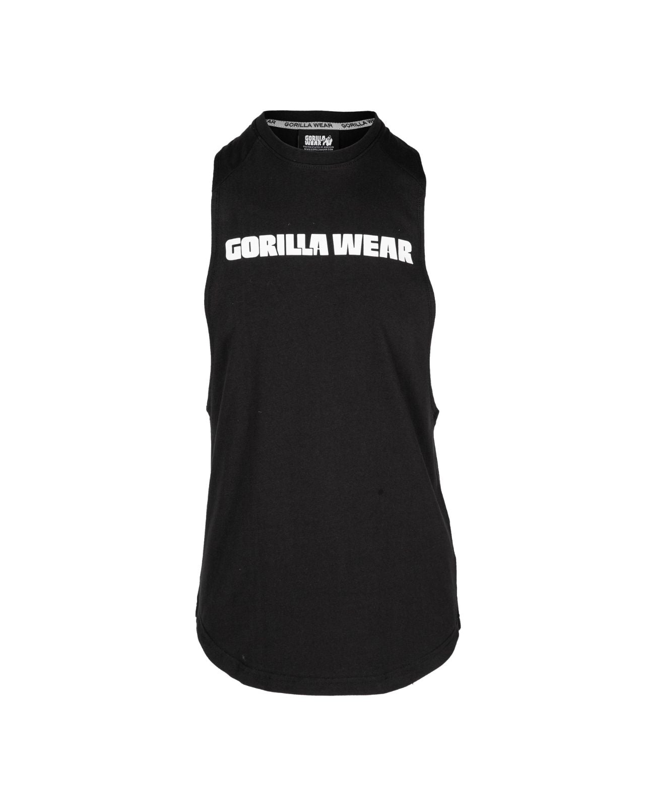 Gorilla Wear Milo Drop Armhole Tank Top, black Gorilla Wear