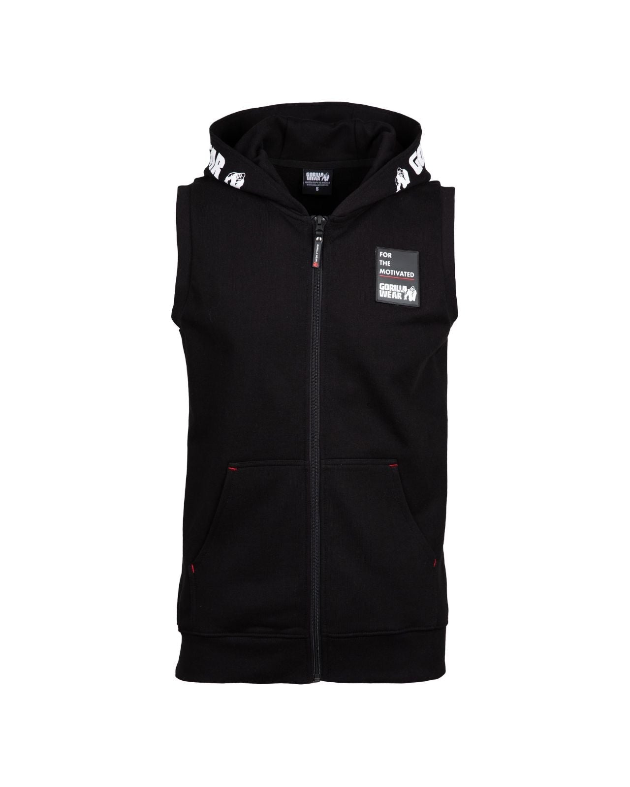 Gorilla Wear Milwaukee SL Zipped Hoodie, black Gorilla Wear