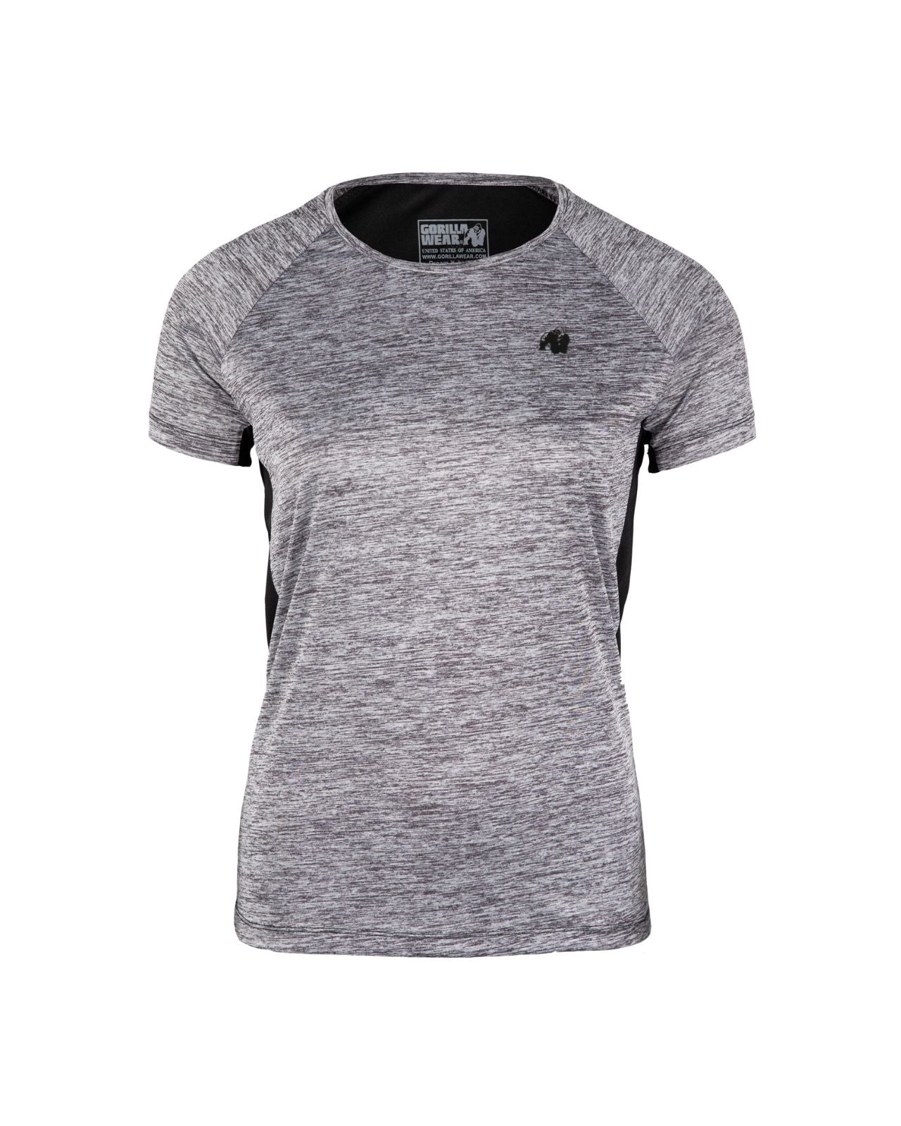 Gorilla Wear Monetta Performance T-Shirt, grey melange/black Gorilla Wear