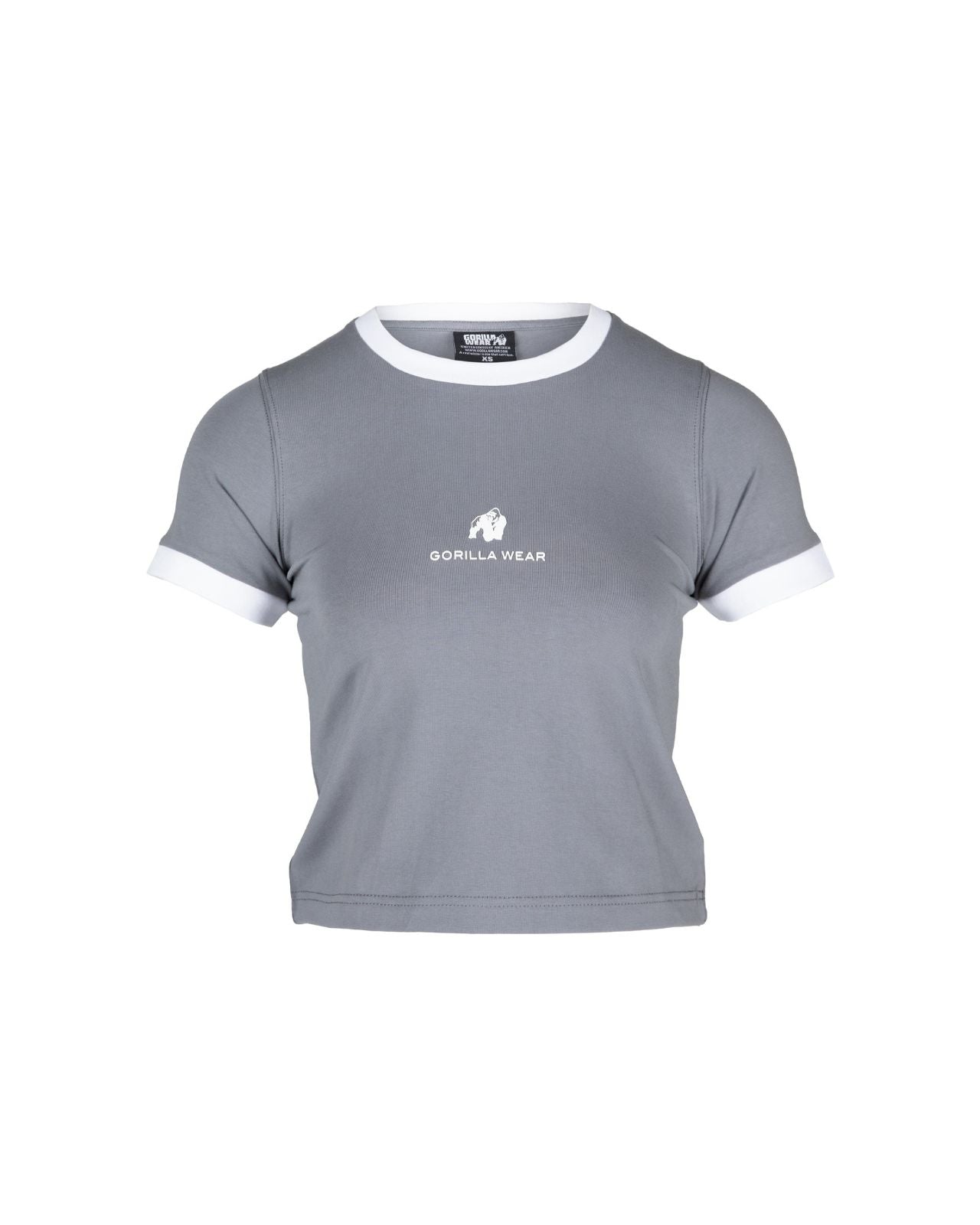 Gorilla Wear New Orleans Cropped T-Shirt, grey Gorilla Wear