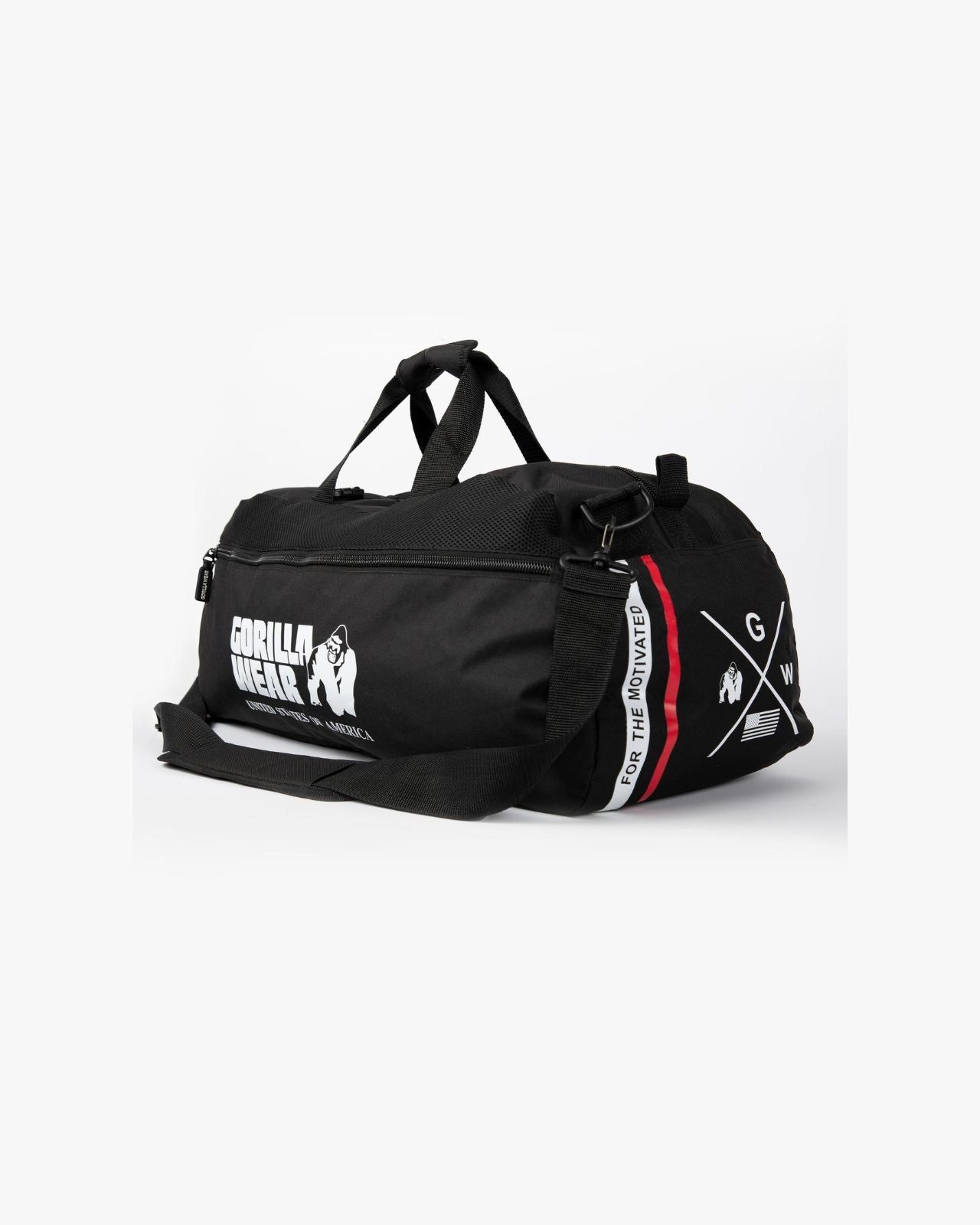 Gorilla Wear Norris Hybrid Gym Bag/Backpack, black Gorilla Wear