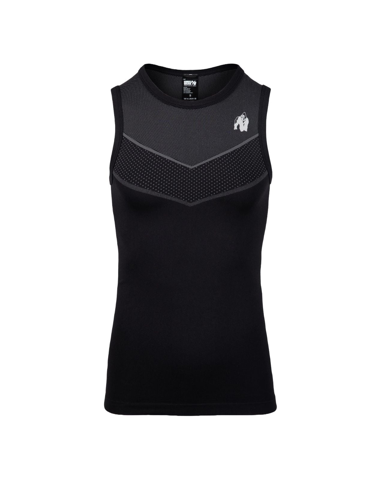 Gorilla Wear Norton Seamless Tank Top, black Gorilla Wear