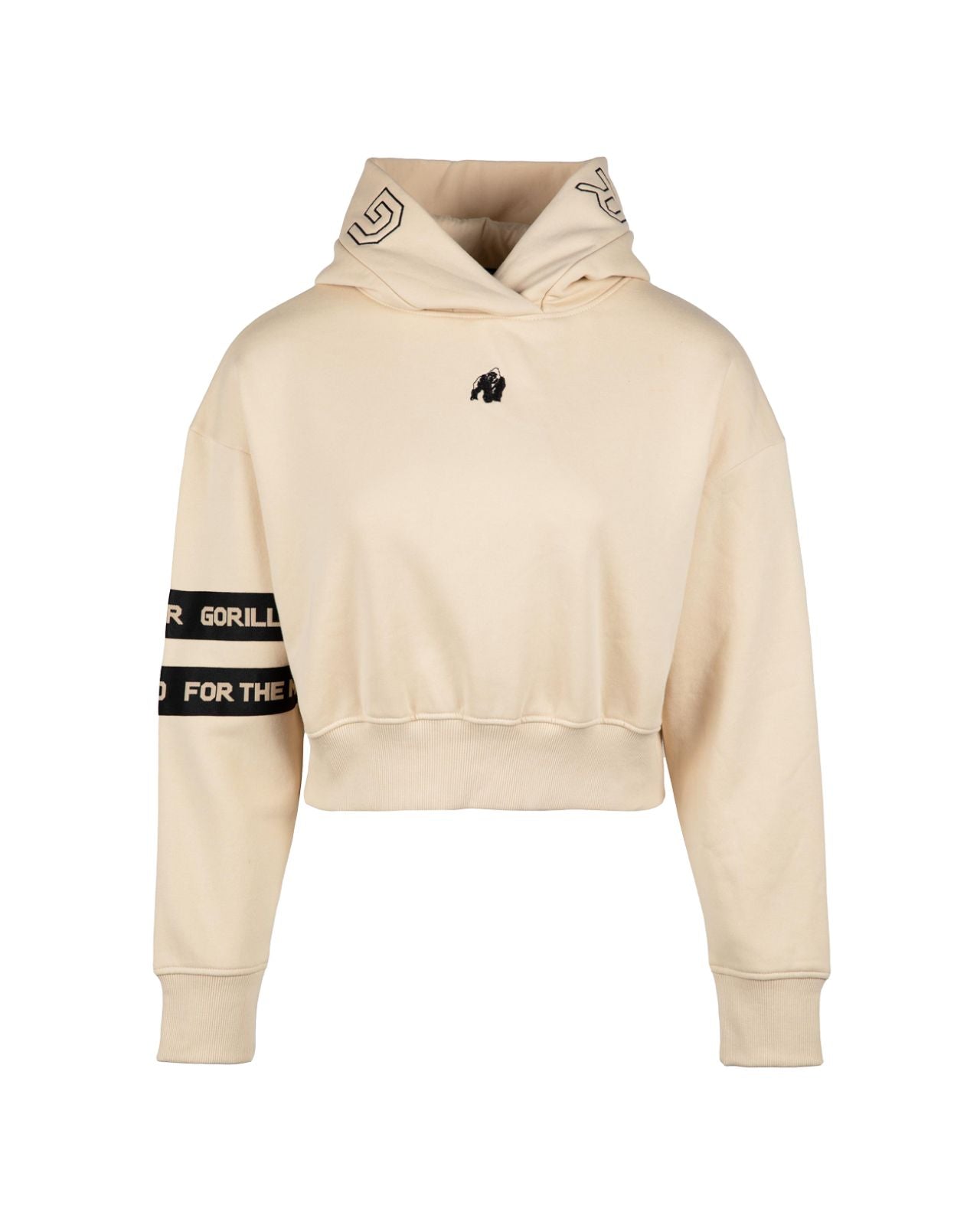 Gorilla Wear Tracey Cropped Hoodie, beige Gorilla Wear