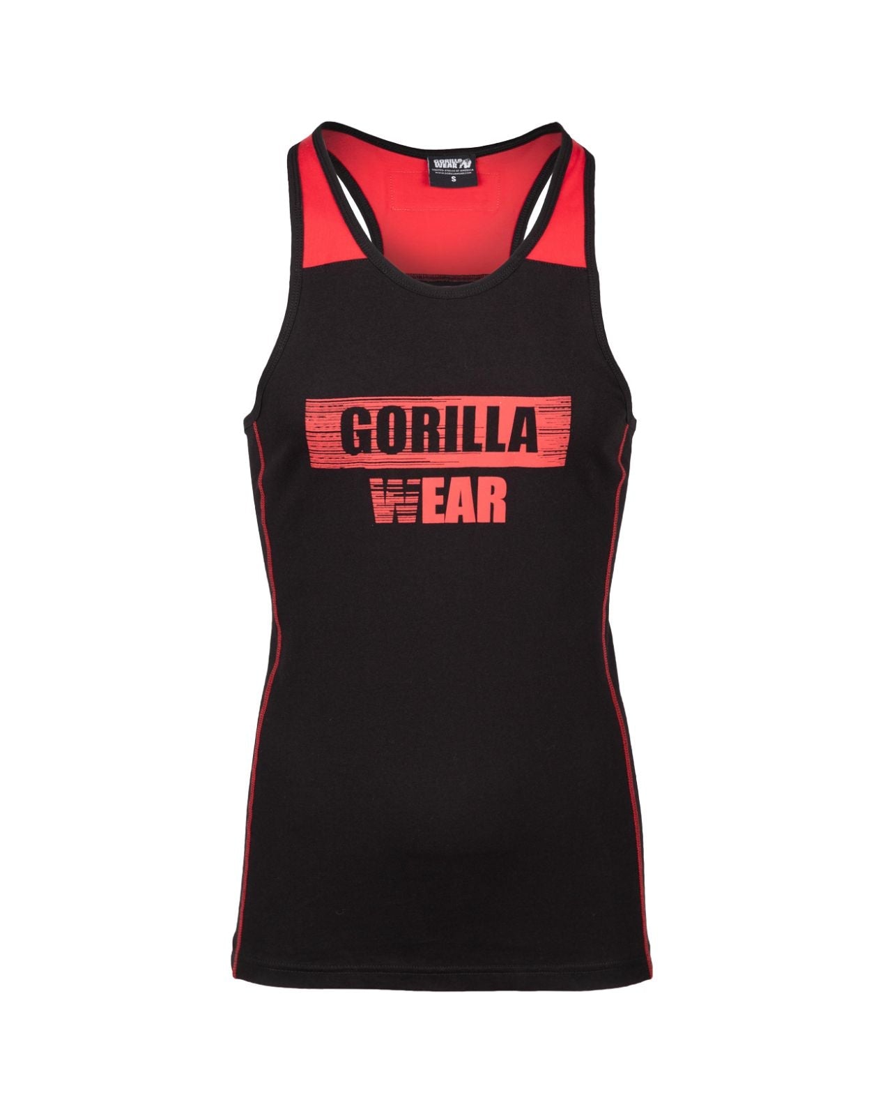 Gorilla Wear Wallace Tank Top, black/red Gorilla Wear