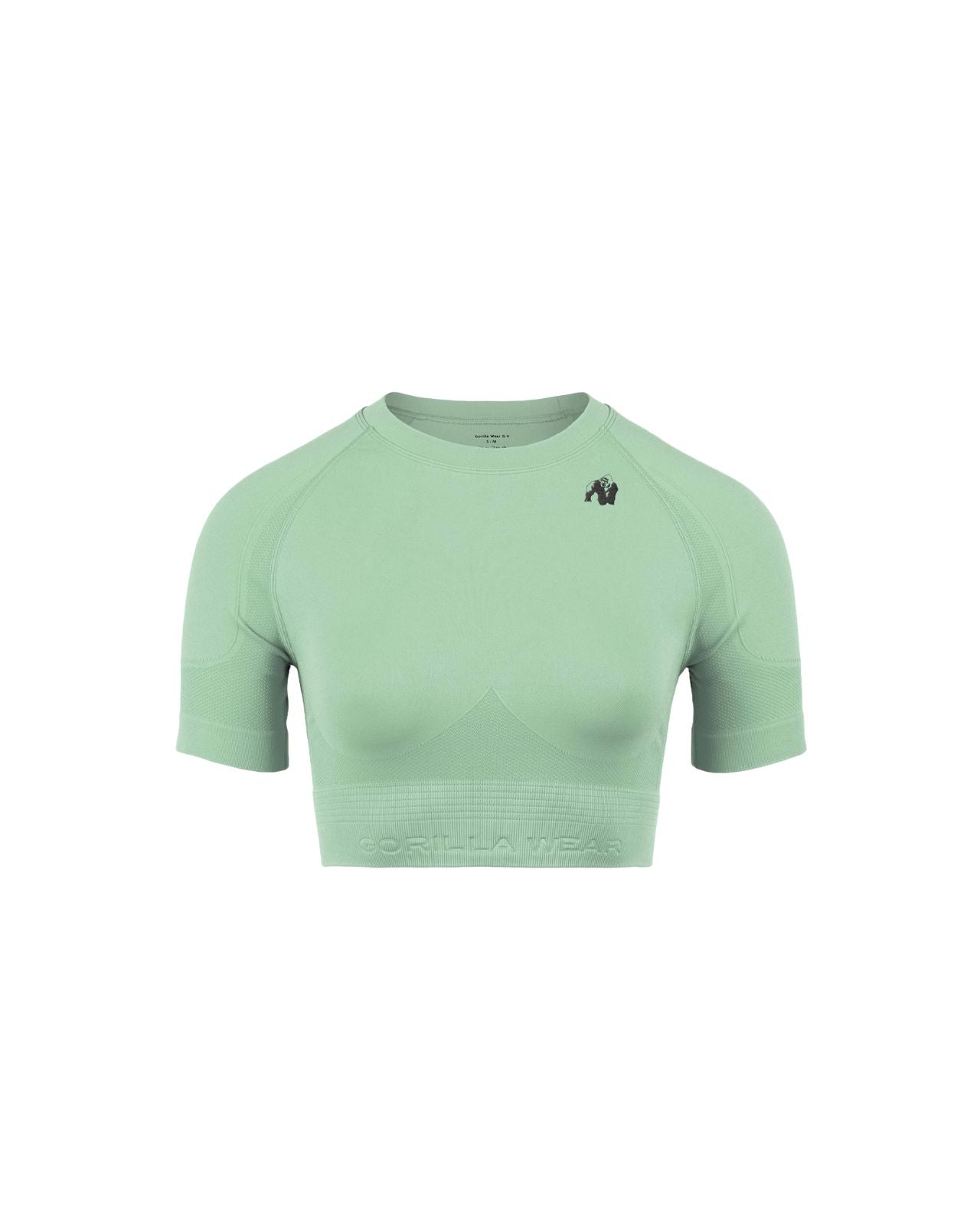 Gorilla Wear Whitney Seamless Crop Top, green Gorilla Wear