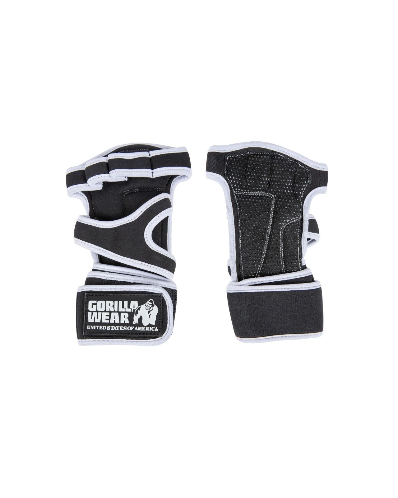 Gorilla Wear Yuma Weightlifting Workout Gloves, black/white Gorilla Wear