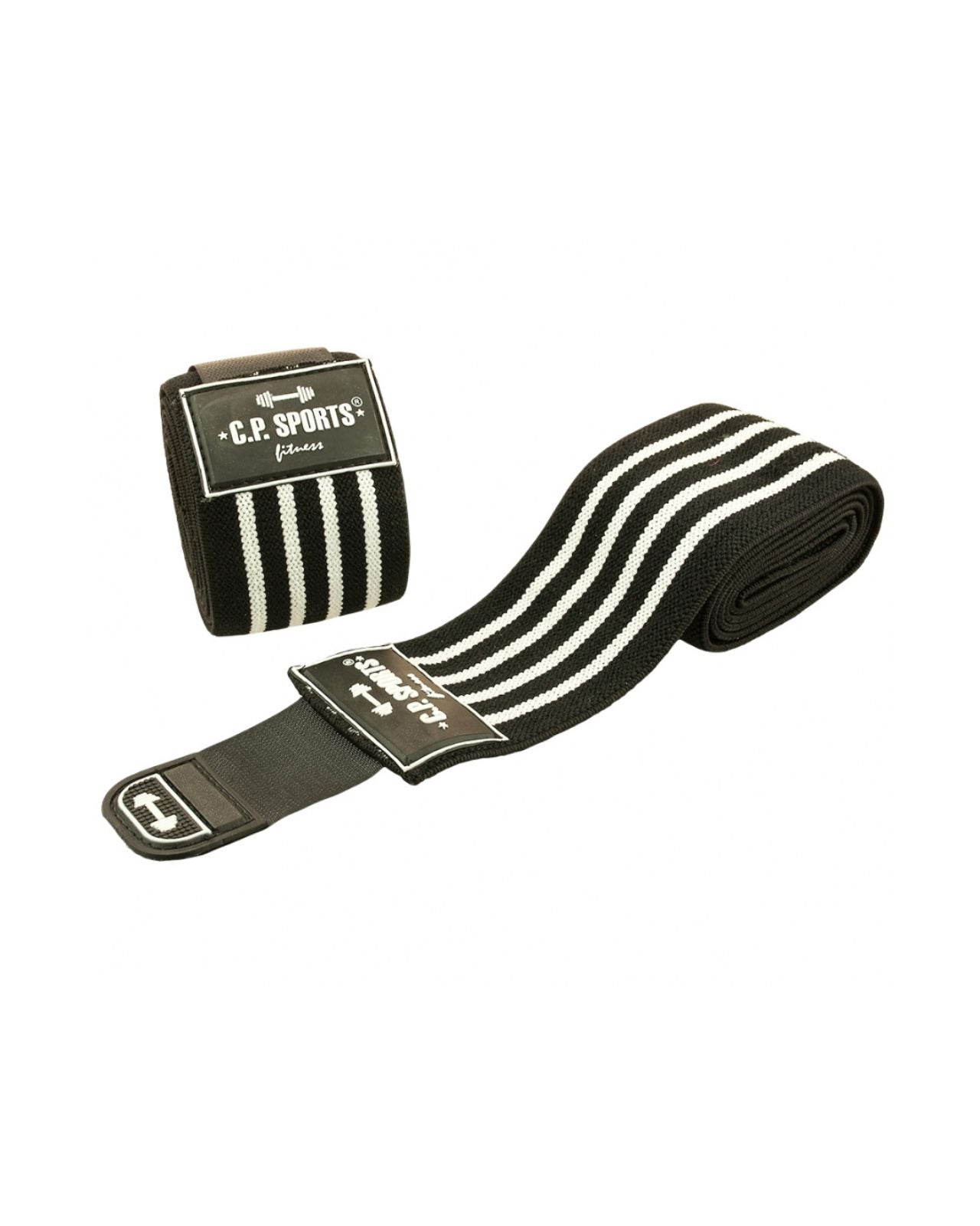 C.P. Sports Elbow Wraps Pro 1,3 m, black/white C.P. Sports