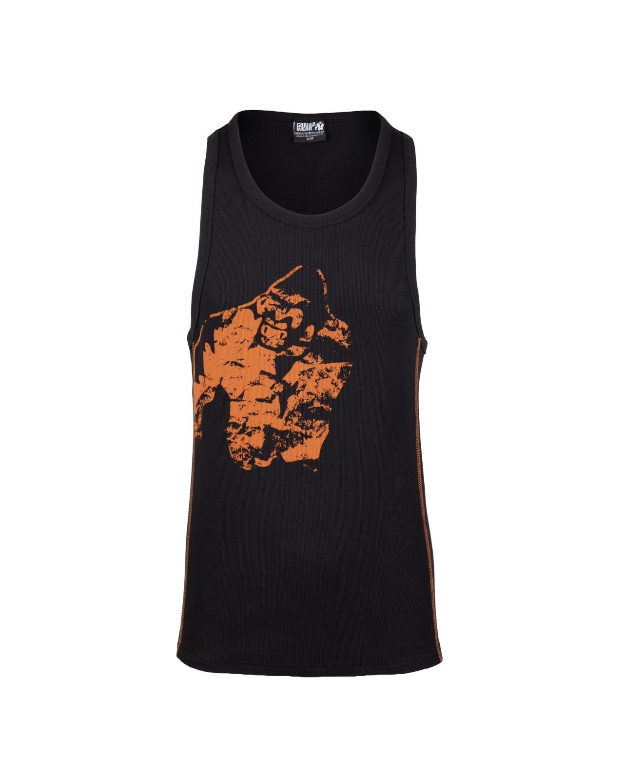 Gorilla Wear Monterey Tank Top, black/orange Gorilla Wear