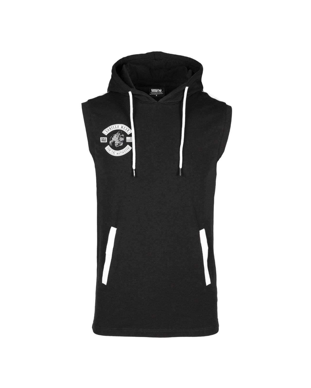 Gorilla Wear Oswego S/L Hooded T-Shirt, black