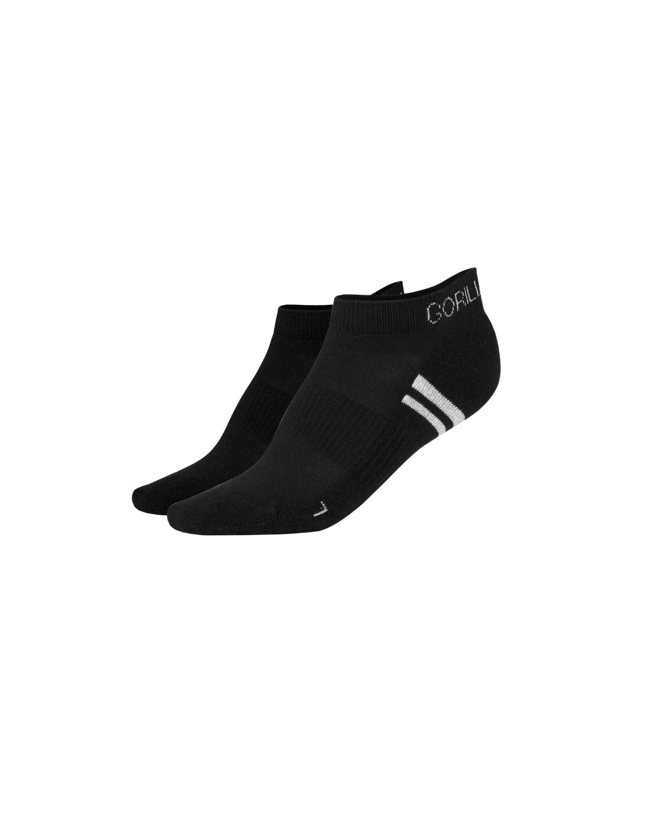 Gorilla Wear Quarter Socks 2-Pack, black