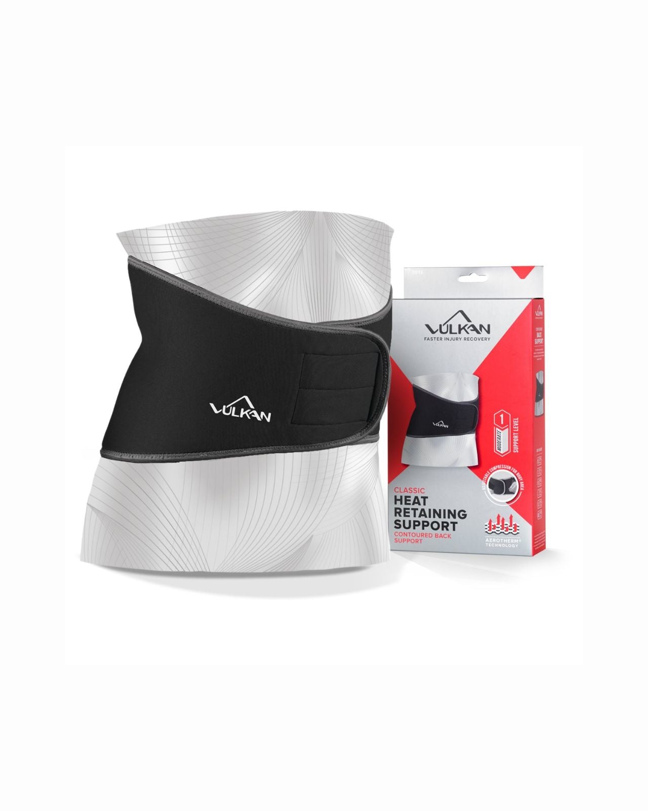 Vulkan Ryggstöd Svart Vulkan