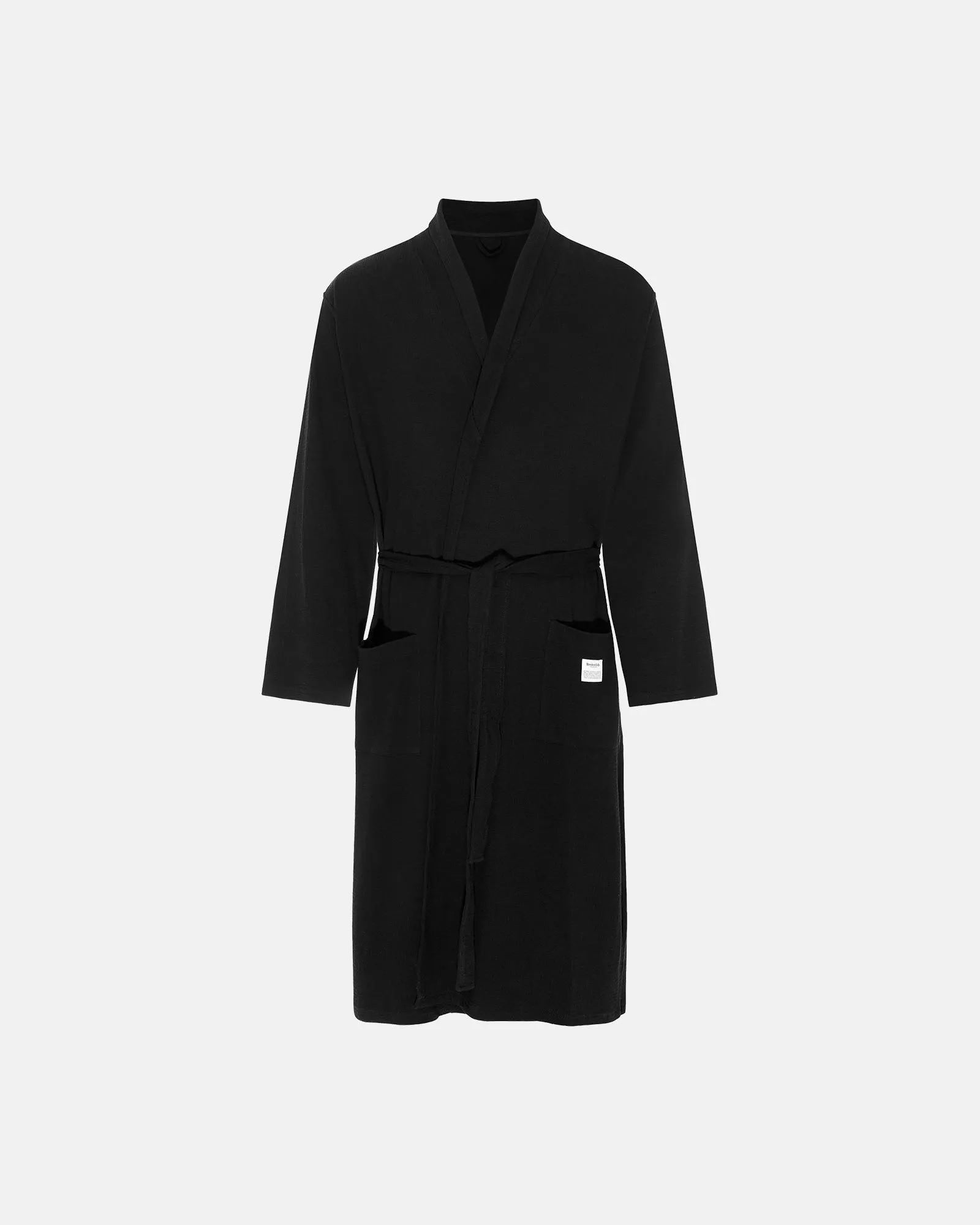 Resteröds Bathrobe Organic Cotton Svart Resteröds