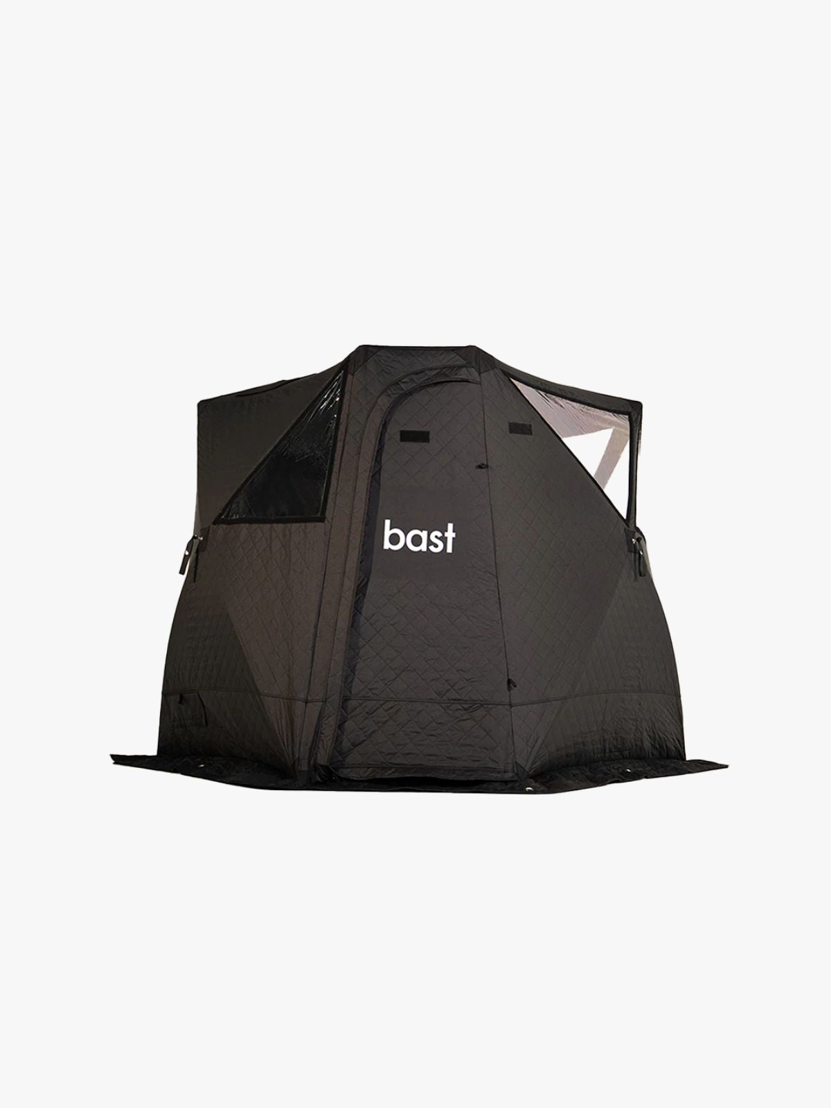 bast näver tält portabelt i svart produktbild