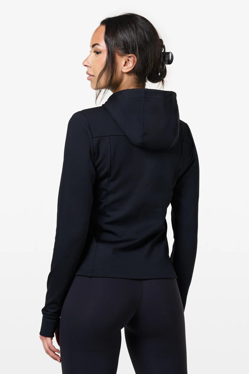 FAMME Powerfleece Jacket Svart - Fleecejacka
