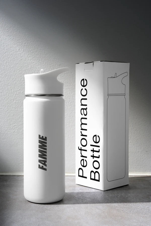 FAMME Performance Water Bottle Vit – Vattenflaska 500 ml FAMME