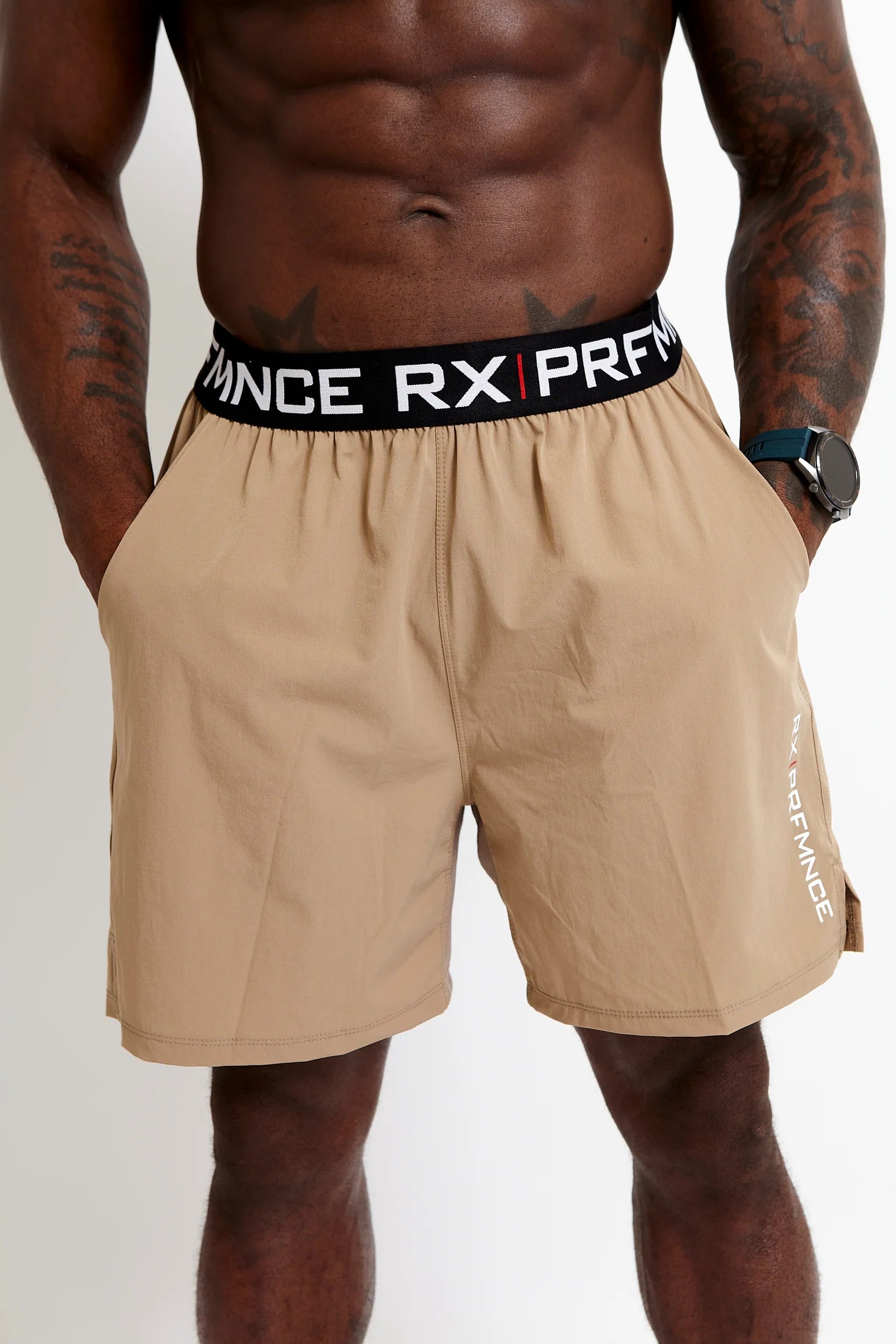 RX Performance Comp Shorts Perfect Beige RX Performance