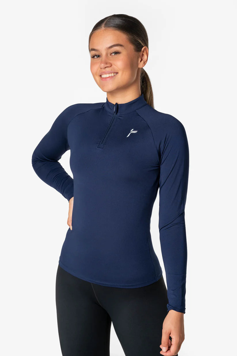 FAMME Essential Long Sleeve Navy