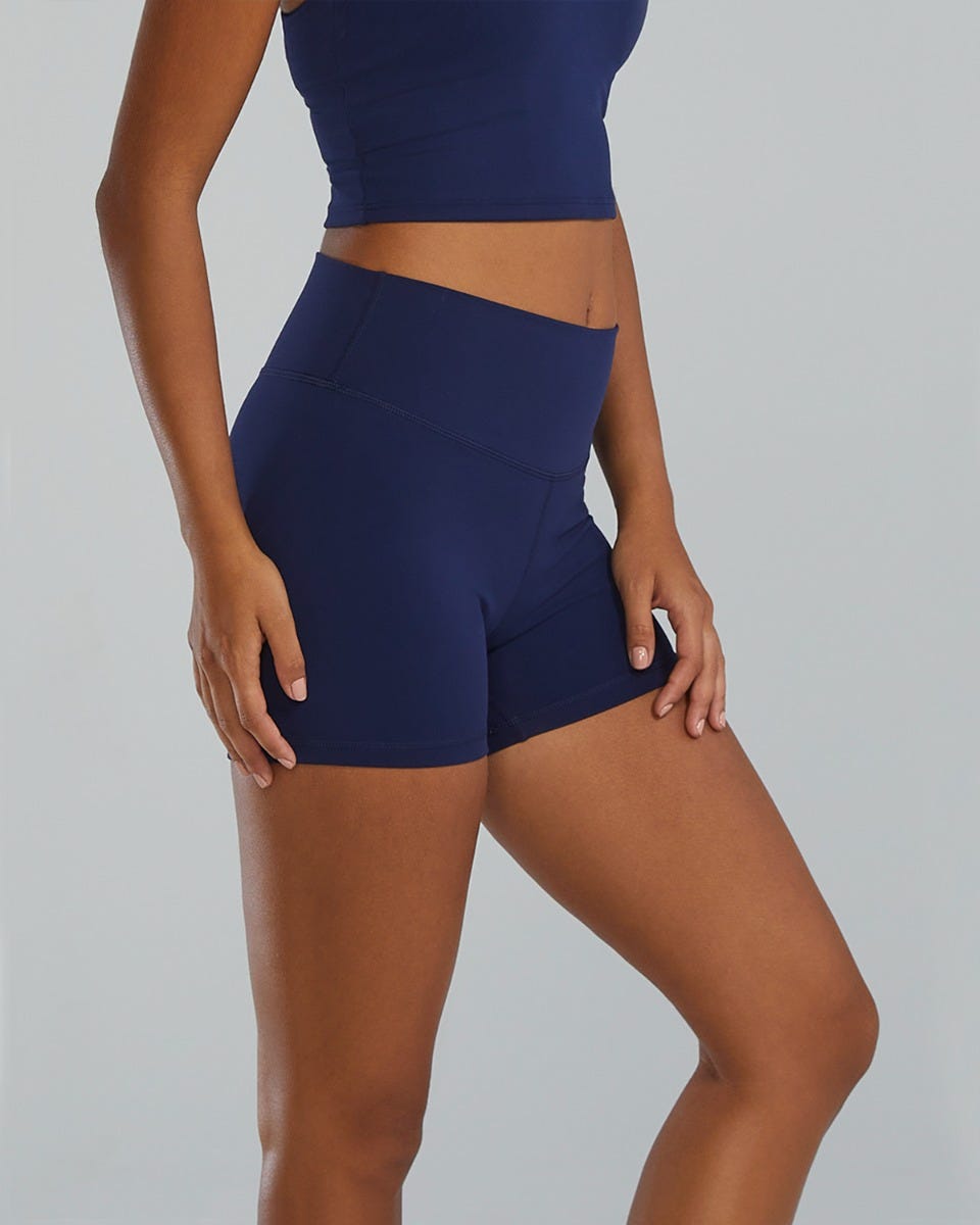 Tyr Women's Joule Elite High-Rise 2" Shorts Marinblå