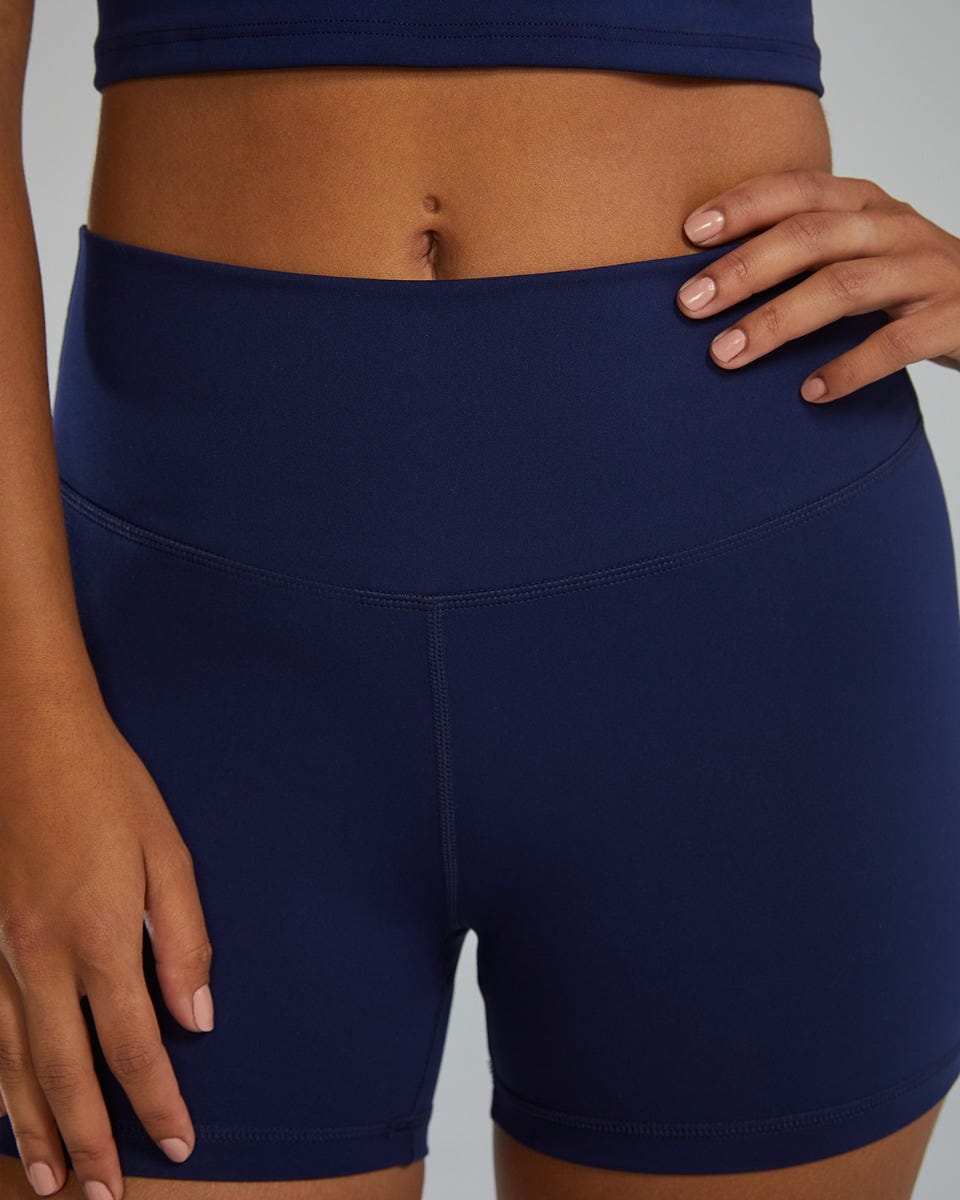 Tyr Women's Joule Elite High-Rise 2" Shorts Marinblå