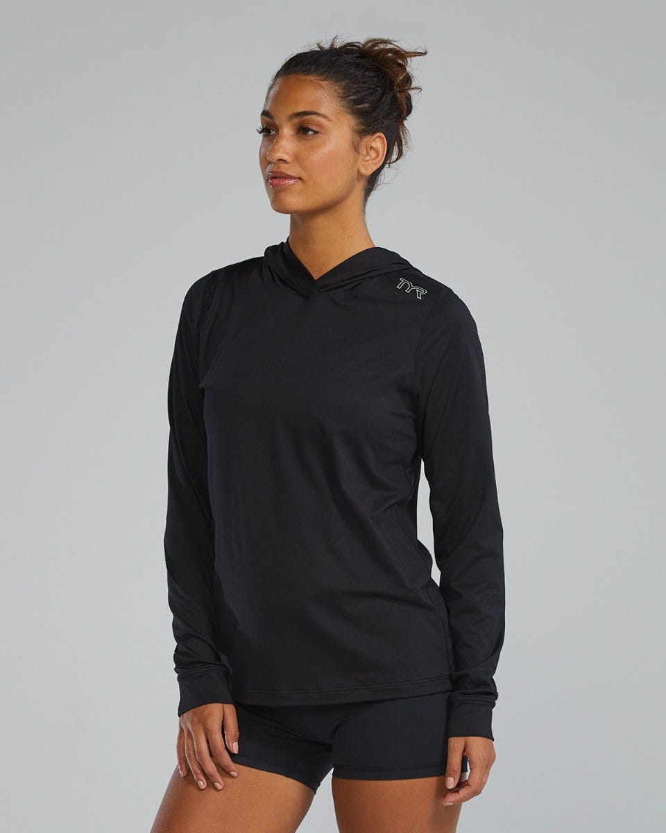 Tyr Women's Tech Performance Hoodie Svart