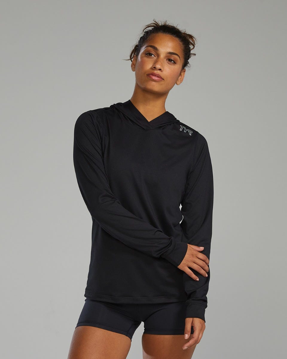 Tyr Women's Tech Performance Hoodie Svart