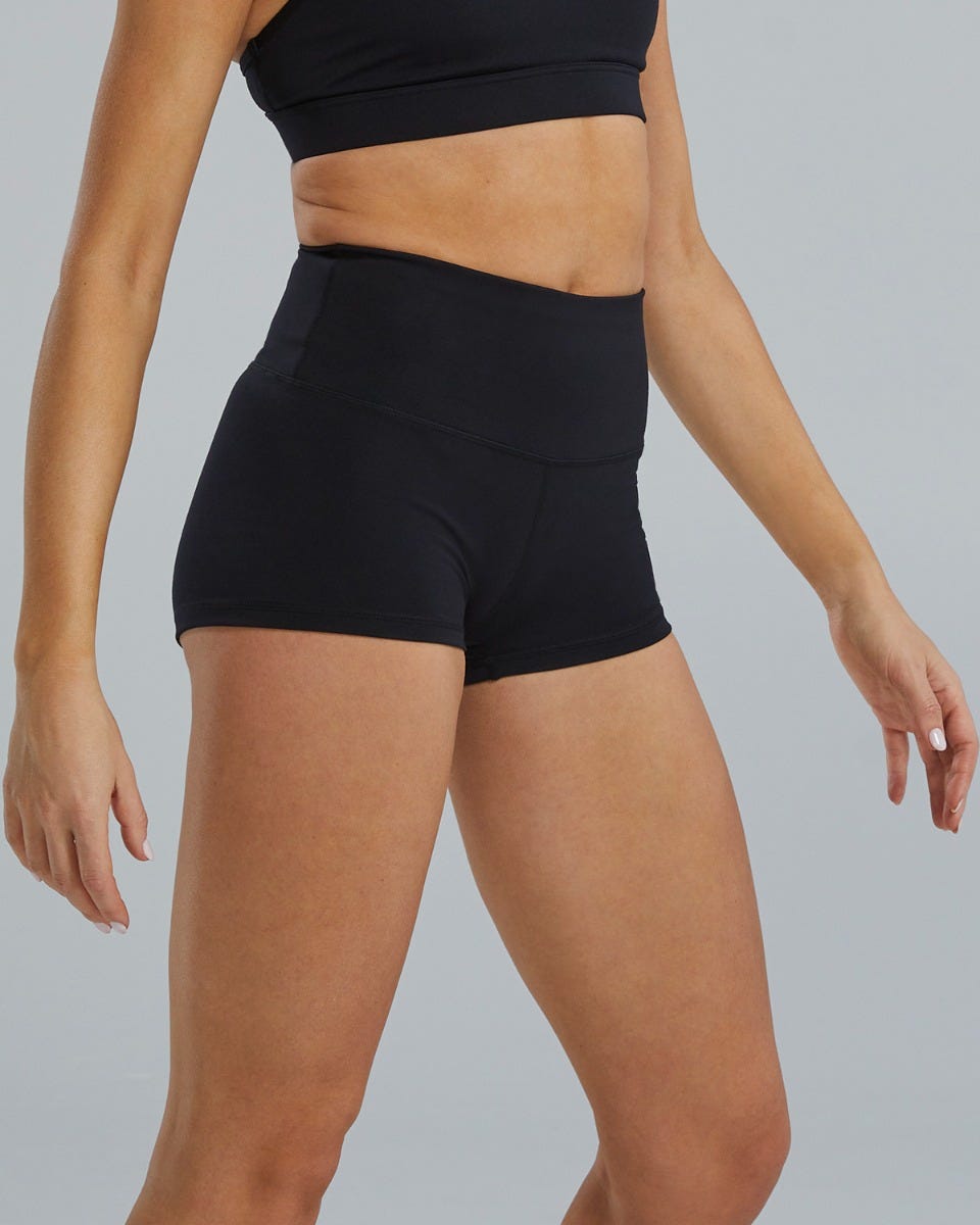 Tyr Women's Base Kinetic High-Rise 2" Shorts Svart