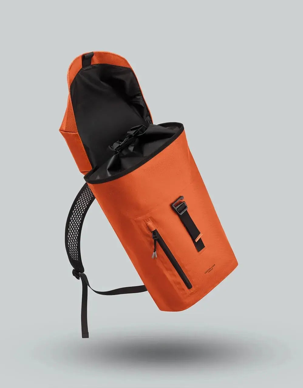 Gaston Luga Lightweight DuoSeal Flap Backpack 14" Orange Flame Gaston Luga