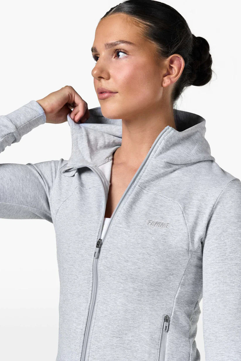 FAMME Fit Hoodie Grå