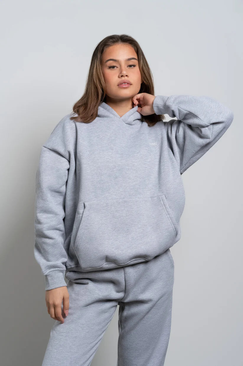 FAMME Essential Oversized Hoodie Grå