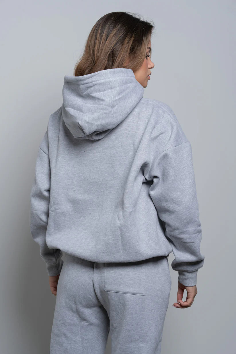 FAMME Essential Oversized Hoodie Grå