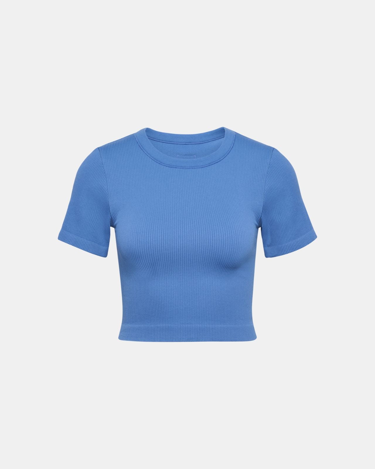hmlPULSE SEAMLESS RIB W T-SHIRT S/S Blå