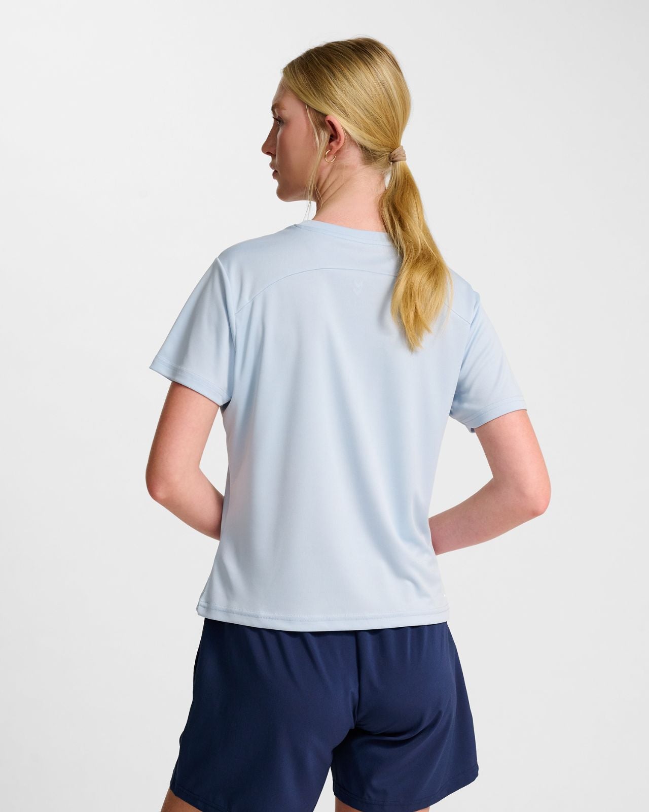 hmlPULSE TRAINING W T-SHIRT S/S Ljus Blå